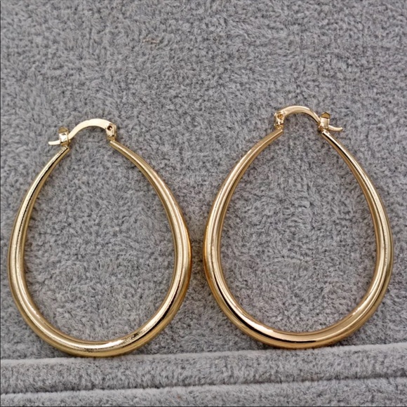 Brand new bohemian style gold plated earrings - Picture 4 of 5